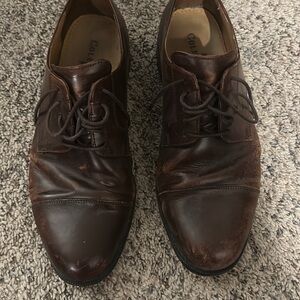 Cole Haan Dark Brown Leather Oxfords